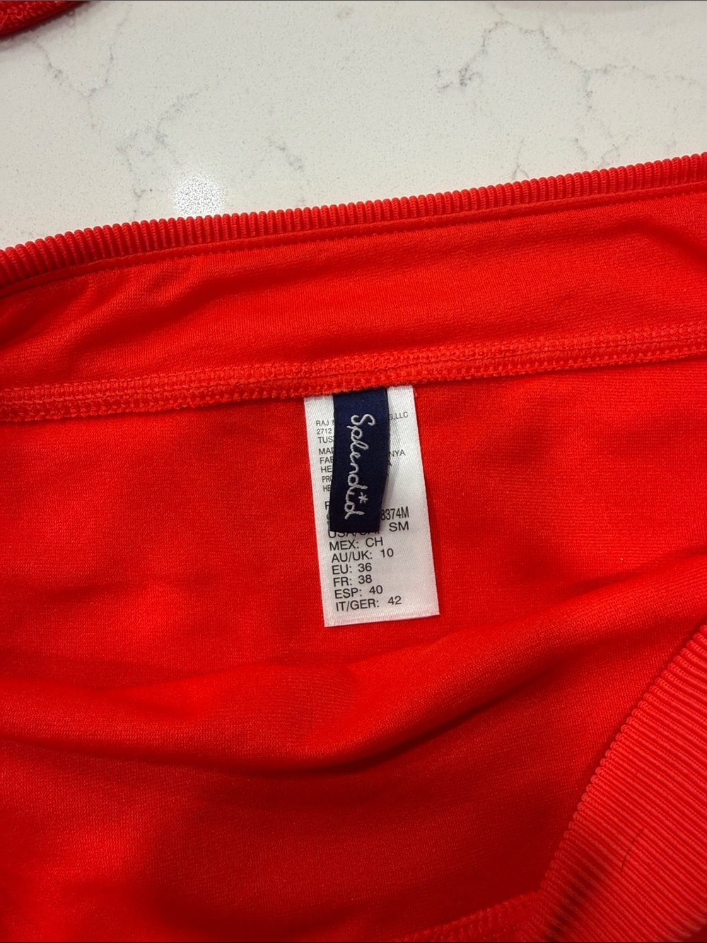Splendid Red Ribbed Underwire Bikini Set - Picture 2 of 6
